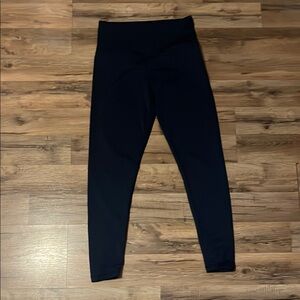 Navy Blue High-Waisted Leggings